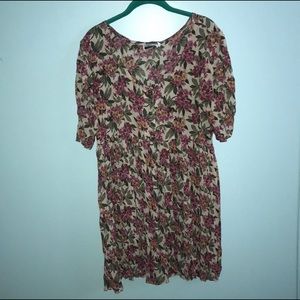 Vintage Babydoll Floral 90s Dress